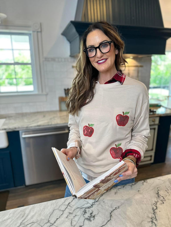 Apple Orchard Sequin Sweatshirt