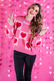 Queen of Hearts Sweater