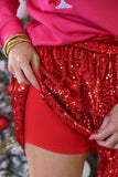 Feel The Fire Sequin Skort