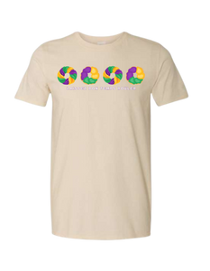 King Cake Line Up Graphic Tee