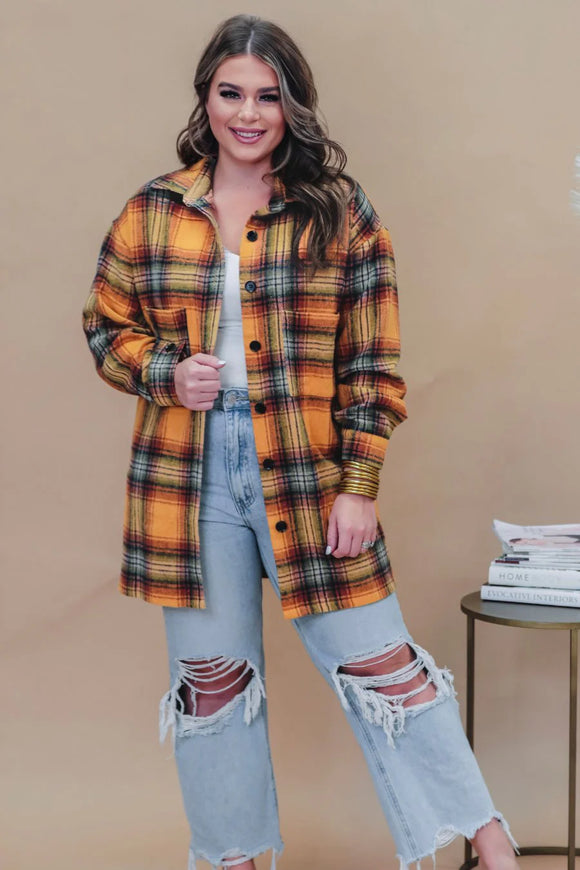 Feelin’ Spooky Plaid Shacket