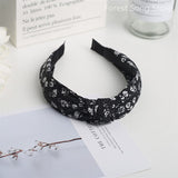 Turban Headbands for Women Plastic Head Band Hair Flower Printed Pattern Hair Hoop Cross Girls Hairband makeup Hair Accessories