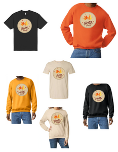 Hello Fall Circle Graphic Crewneck