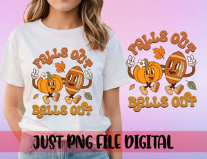 Falls Out Balls Out Graphic Tee