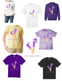 Let's Geaux Girls Cowgirl Boot Football Tee Pre Order