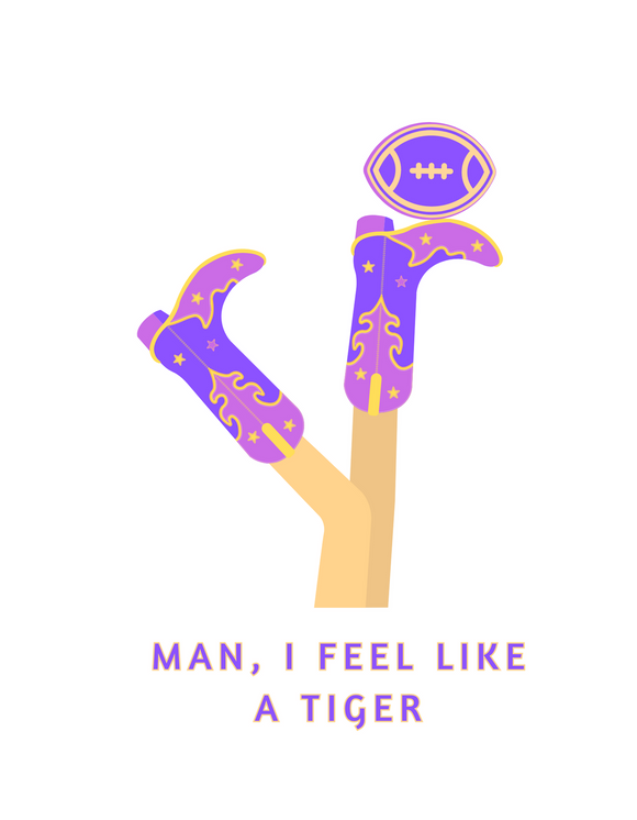 Man, I Feel Like A Tiger Graphic Tee Pre Order