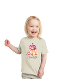 Personalized Pumpkin Infant Onesie and Toddler Tee Pre Order