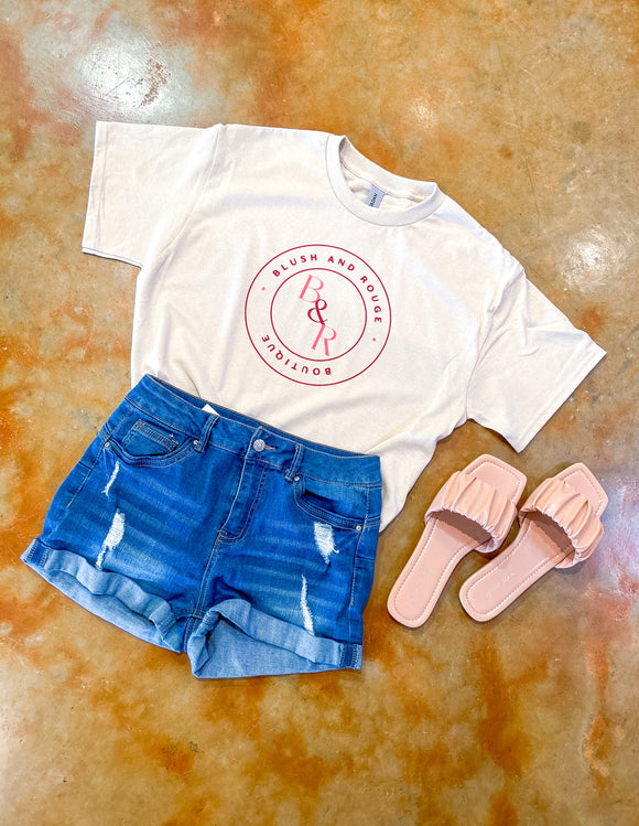 Blush and Rouge Signature Tee Preorder