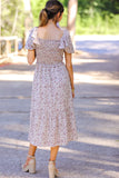 Rosemary Floral Midi Dress