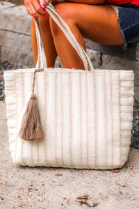 Barbados Neutral Tote Bag