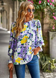 Born To Bloom Floral Print Long Sleeve Top