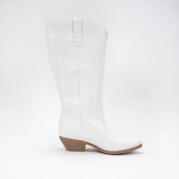 Made For Walking White Embroidered Western Boot