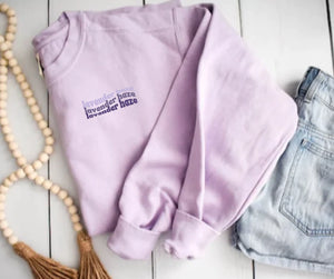 Lavender Haze Embroidered Pullover Pre Order