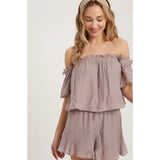 Keeping it Simple Mauve Shorts