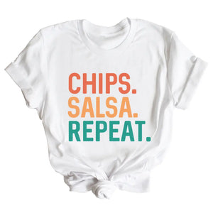 Chips, Salsa, Repeat Graphic Tee